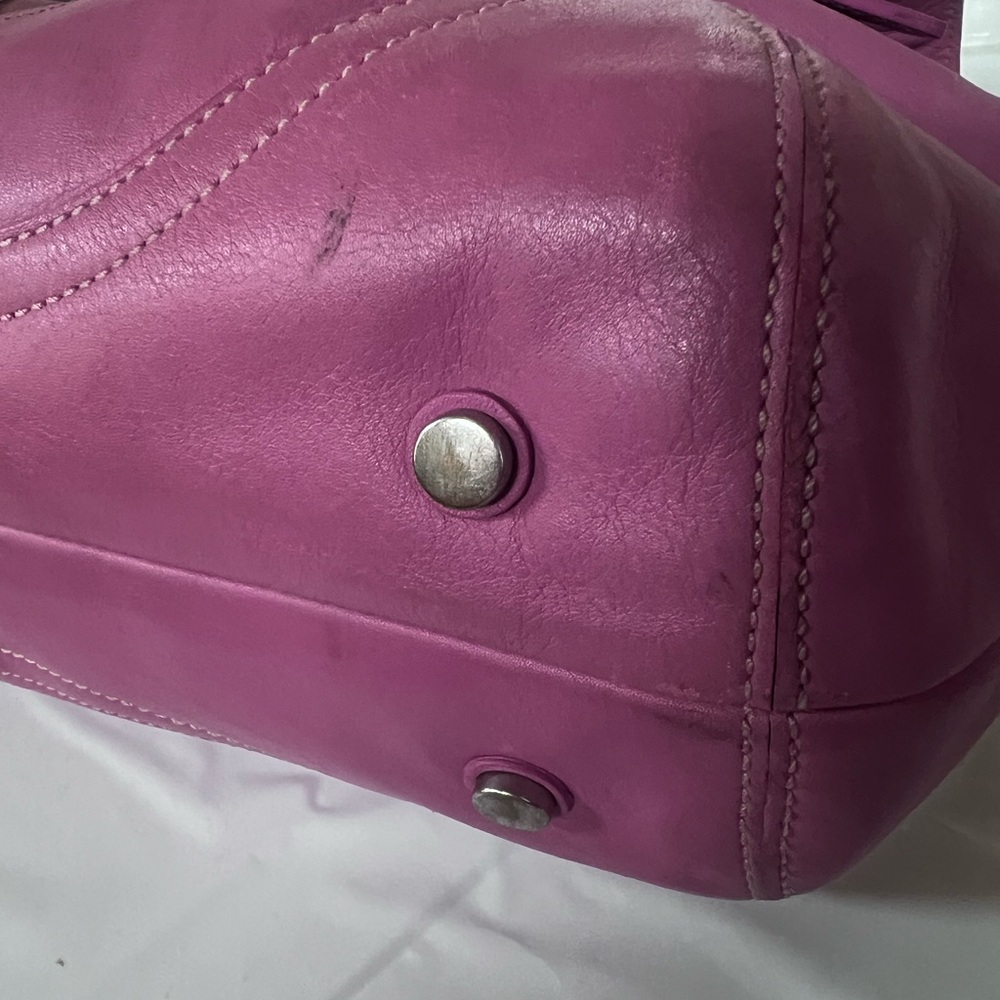 Coach Vintage Pink Leather Soho Satchel with Silver Hardware - Picture 4 of 12